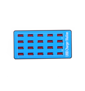 Estación de Carga USB de 100W <span class=keywords><strong>20A</strong></span> con 20 Puertos, Cargador Rápido con Distribución Inteligente de Energía USB para Teléfono 11 XS XR <span class=keywords><strong>Galaxy</strong></span> S8 S9 y Más - Product Image 3