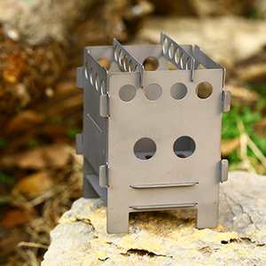 Tiartisan Estufa de Leña Ultraligera y Compacta de Acero Inoxidable o Titanio para Excursionismo, <span class=keywords><strong>Camping</strong></span> y Supervivencia - Product Image 4
