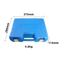 Testeur de compression de cylindre universel 58 pièces - Manomètre de pression moteur avec détecteur de fuite pour moteurs diesel et essence