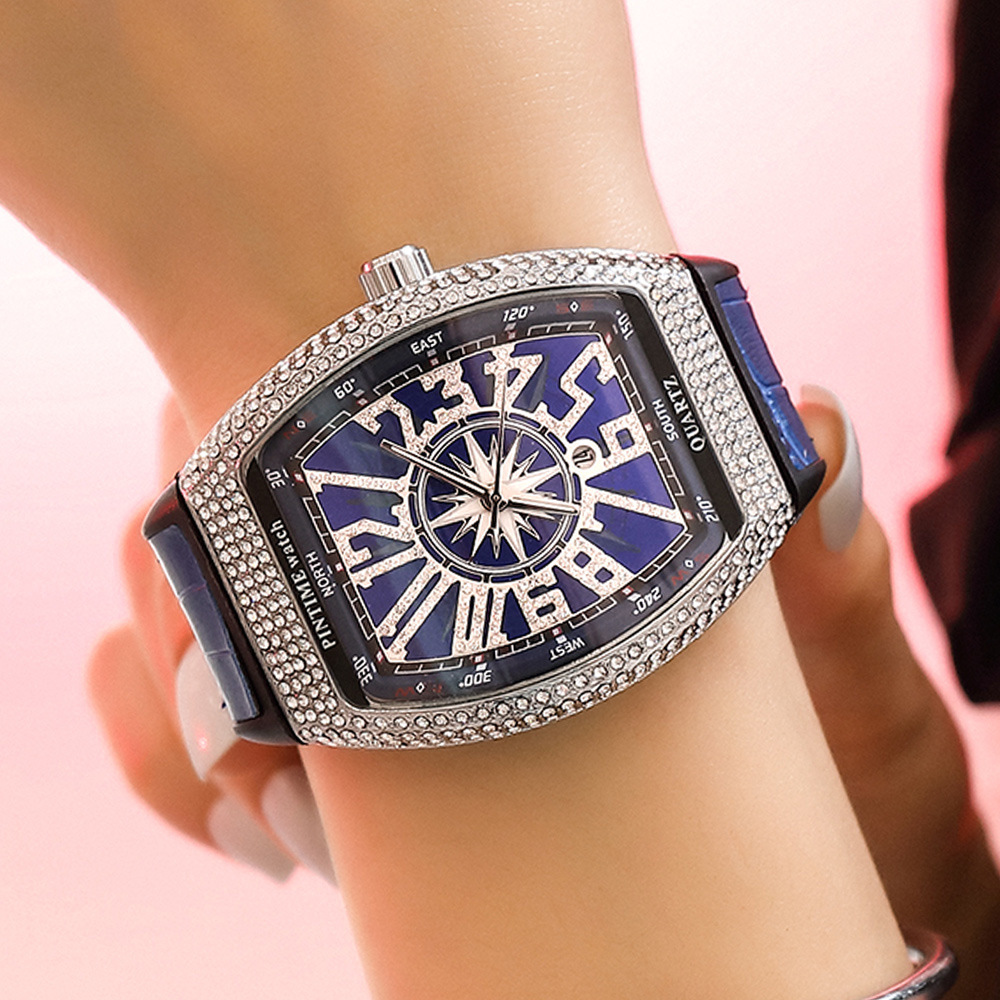 black aura arabic watch colourful pink