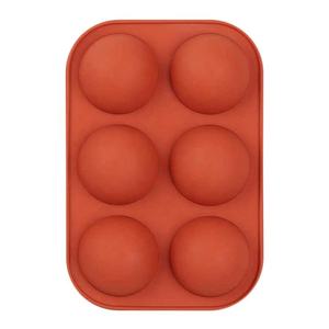 USSE 6 trous <span class=keywords><strong>demi</strong></span>-boule <span class=keywords><strong>sphère</strong></span> chocolat Silicone moule rond Semi <span class=keywords><strong>sphère</strong></span> gâteau Silicone moules de cuisson pour <span class=keywords><strong>Dessert</strong></span> bricolage gelée dôme - Product Image 2