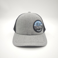 Gorra Trucker Richardson 112 Personalizada de Alto Rendimiento con Diseño Herringbone, 6 Paneles, Malla Trasera, Cierre a Presión, Unisex, Estilo Y2K, para Exteriores