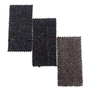 Tissu en gros fournisseur coloré brosse à chevrons Jacquard tissé <span class=keywords><strong>Tweed</strong></span> laine/polyester tissus pour vêtements 4582 - Product Image 4