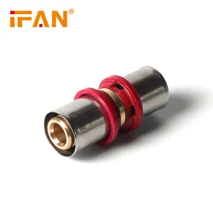 IFAN Wholesale Factory Direct 16mm Press Fitting Brass Fitting PN25 PEX-AL- PEX Pipe Fitting