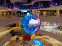 Pantalla LED Esférica Interior a Todo Color P4 para Sala de Exposiciones, Pantalla LED de Bola, Globo Publicitario, Pantalla Bola