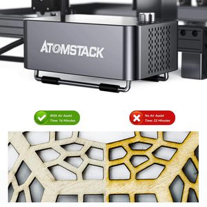 <span class=keywords><strong>ATOMSTACK</strong></span> F60 - Sistema de Asistencia de Aire de Doble Bomba <span class=keywords><strong>10</strong></span>-60L/min con Cambio Automático para Grabadores Láser A6, A12, X12, A24, X24 <span class=keywords><strong>Pro</strong></span>, X30, A40, A70 - Product Image 4