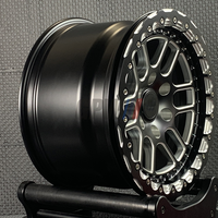 Jantes Beadlock forgées tout-terrain 17X10.5 6x135 pour camion, course de dragster, avec anneau anti-chute pour Dodge Ram