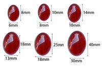 Pierre précieuse naturelle 22mm x 30mm Cabochon ovale à dos plat pour la fabrication de bijoux à bricoler soi-même