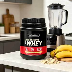 Proteína de Suero de Leche en Polvo de Marca Privada OEM/ODM, Bebida Sólida de 500g, Suplemento para Fitness, Aumenta la Masa Muscular Magra, Mejora la Condición Física a Largo Plazo - Product Image 1