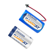Batterie lithium-ion CKXIC ER26500 3,6V 9000mAh 240A Entrée AC/DC Montage sur panneau Internet des objets Compteur de gaz intelligent