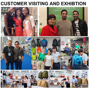 Bolsa de Compras Azul Oscuro con Logotipo Personalizado, Bolsa de Mano de Poliéster Reciclado Ecológica, Plegable, con Cierre, para Viajes y Regalos - Product Image 5