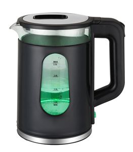 Wholesale Ceramic Electric <b>Kettle</b> Metal Handle Classic Design High Temperature BPA Free 1.5L Capacity Green Plastic Body Lid - Product Image 5