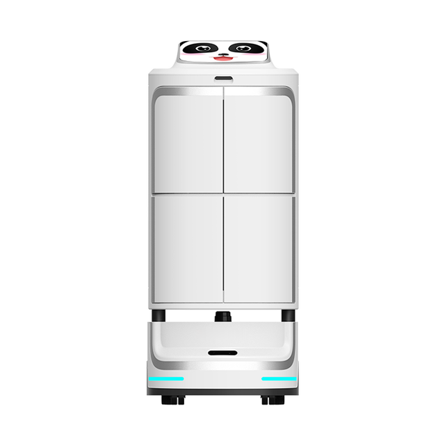 Innovation Reliable Unmanned Hotel Elevator Accessible Reception and Office Building Delivery Robot