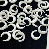 8mm 10mm 12mm 달 모양 천연 조개 자개 구슬 장식용