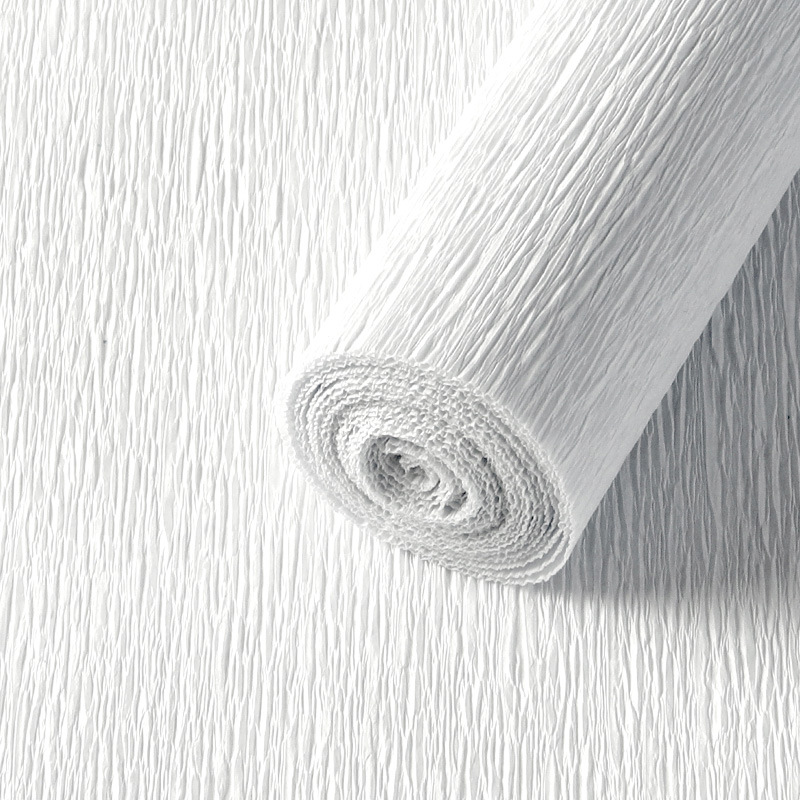 papel crepé blanco