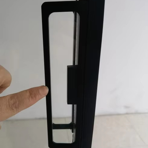 Three Four Five Linkage Extremely Narrow Aluminum Telescopic Sliding Glass Door Exterior Glass Partition Wall <strong>Room</strong> <strong>Divider</strong> - Product Image 3