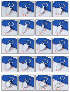 JW898 <b>Customized</b> Laser Engraved Metal Bottle Opener <b>Keychain</b> Double-sided Printing LOGO Blank Heat Transfer Sublimation <b>Keychain</b> - Product Image 4