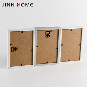 4x6 gỗ khung ảnh khắc bản lề Ba trang trí đám cưới khung collages <span class=keywords><strong>8x10</strong></span> 5x7 kính treo hình ảnh khung cho hiển thị - Product Image 5