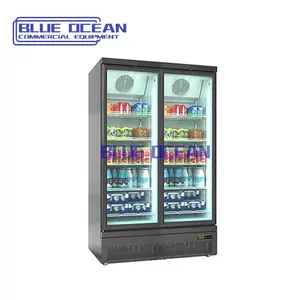 Grosir kulkas freezer 2 pintu-Lemari Es Freezer 2 Pintu Tampilan Tegak