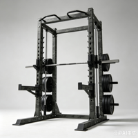 Zoshine Smith Machine JH-D66 – Appareil de musculation multifonction universel en métal pour la poitrine, le dos, les bras, le tronc et les jambes – Équipement de gym à domicile