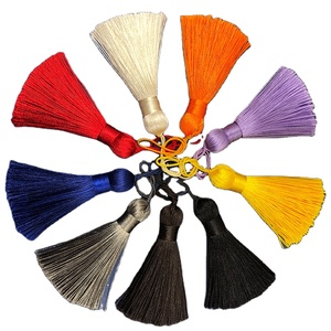 8cm Silk <strong>Tassel</strong> Fringe <strong>Key</strong> Chain <strong>for</strong> Party Bag <strong>Tassels</strong> <strong>for</strong> Bag Decoration <strong>Tassel</strong> Keychain - Product Image 1