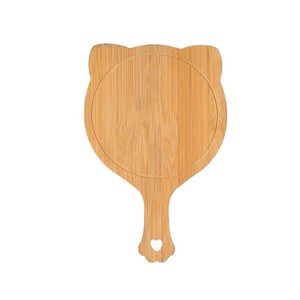 Bamboo Paw <b>Shape</b> Baking Board Solid Wood <b>Pizza</b> Plate For Family Use - Product Image 5