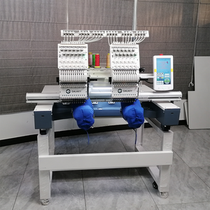 Machine de broderie haute qualité, deux têtes, pour la broderie des chapeaux, avec <span class=keywords><strong>logiciel</strong></span> de broderie, livraison gratuite - Product Image 1