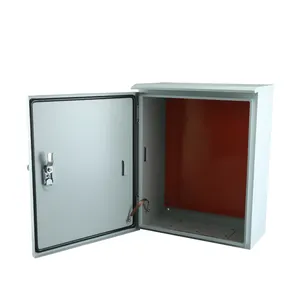 Caixa de distribuição de metal IP66 à prova d'água para montagem em parede, equipamento elétrico personalizado para distribuição de eletricidade