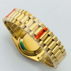 Reloj de Pulsera de Lujo para Hombre, con Moissanita, Dorado, Automático, Mecánico, Luminoso, Resistente al Agua, Regalo Empresarial - Product Image 3