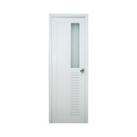 Porte intérieure coulissante moderne personnalisée en UPVC porte vitrée étanche pour hôtels villas appartements ouverture manuelle finie