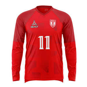 HEALY op maat gemaakte keepersuniformen zijn geschikt voor snel drogende polyester retro voetbaltenues en voetbaluniformen. - Product Image 3