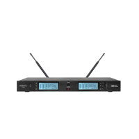 Soundmark K-300 Mikrofon Genggam Nirkabel Hemat Biaya Konstruksi Paduan Logam Baterai AA Rentang Frekuensi 630-690MHz Jangkauan 80m