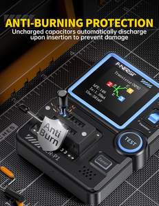 LCR-P1 Transistortester, Mosfet Transistor Kondensator <span class=keywords><strong>Tester</strong></span>, SMD-Bauteiletester MOS PNP NPN ESR-Messgerät - Product Image 4