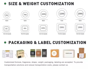 טבעי לימון כורכום טבעי נגד אקנה הלבנת בר בעבודת יד כל סוגי העור - Product Image 5