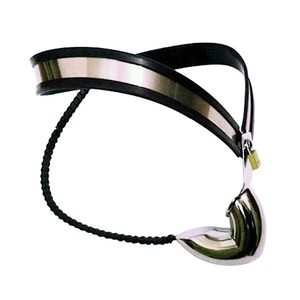 Metal Masculino <span class=keywords><strong>Chastity</strong></span> Belt Calças Anti-lobo Aço Inoxidável Galo Gaiola Castidade Dispositivo para Homens Sexo - Product Image 2