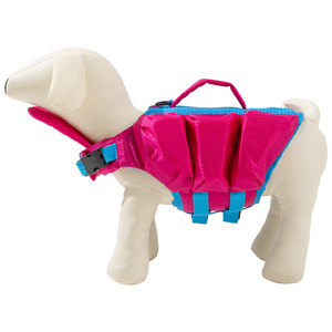 Gilet de sauvetage respirant pour chien, super flottant, à couleurs contrastées, facile à enfiler, pour l'été, pour la natation en extérieur, tailles L, M, S - Product Image 1