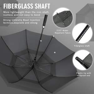 <span class=keywords><strong>Parapluie</strong></span> de voyage de luxe personnalisé à logo, <span class=keywords><strong>grand</strong></span> format, double couche, 30 pouces, coupe-vent, ouverture automatique, promotionnel, de marque - Product Image 3