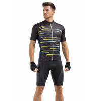 Conjunto de Ciclismo Personalizado de Talla Grande Unisex, Transpirable, Elástico en Cuatro Direcciones, de Poliéster, Jersey de Ciclismo, Pantalones Cortos con Tirantes, Secado Rápido