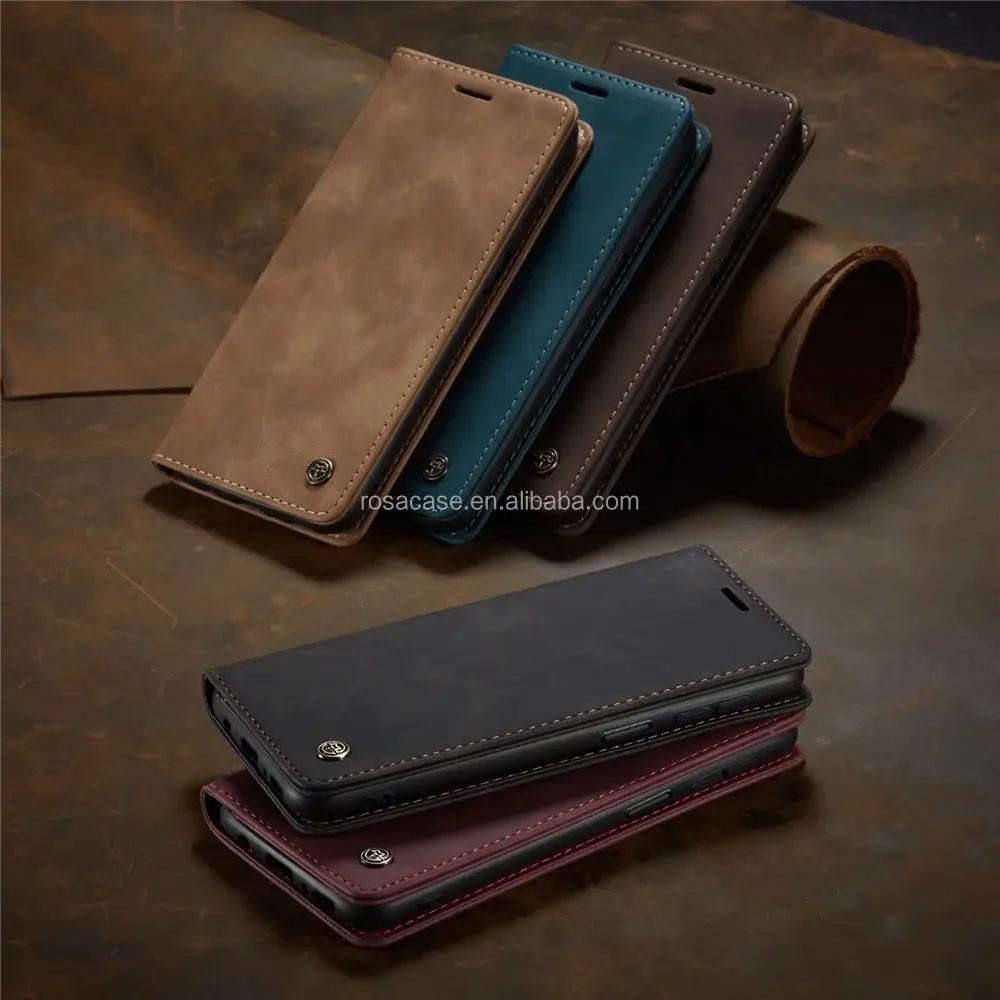 Matte Leather Case for Xiaomi Mi 9T CC9 10T 11T 11X Pro Lite 5G Redmi Note 8 9s 10 11 11S Pro Wallet Flip Cover Poco F3 M3 Pro