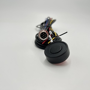 Rangkaian Kabel GPS M12-7P Aviation Head-Pin Seat dengan Selubung PVC Tembaga, Panjang 2m, Tombol Alarm, Sekring 5A untuk Peralatan Rumah Tangga dan Mesin - Product Image 4