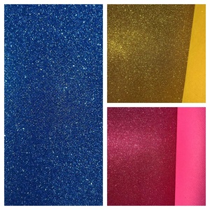 Nhà Máy Trực Tiếp Trang Trí Không Dệt Vải Long Lanh Long Lanh Bột Sáng Bóng Bột PU Da Cho Quần Áo Giày Nhà Dệt May - Product Image 3