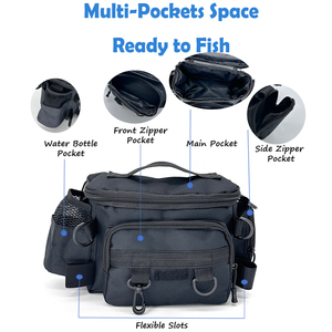 Sac banane de sport pour homme, sac de taille Oxford pour le camping en plein air, sac de <span class=keywords><strong>pêche</strong></span> pour leurres et accessoires de <span class=keywords><strong>pêche</strong></span> - Product Image 5