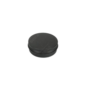 Envase de Aluminio Negro Mate de 60 ml (2 oz) con Tapa de Rosca, Envase Redondo de Aluminio Ecológico - Product Image 1