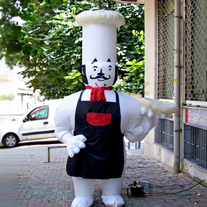 Balorama <b>Inflatable</b> Cook Costume Model 97312 for Advertising at Outdoor Events and Store Promotions - Product Image 1