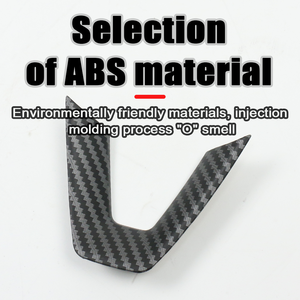 Araba aksesuarları araba direksiyon Panel dekorasyon kapak Trim kalıp Sticker Model Y Juniper için - Product Image 6