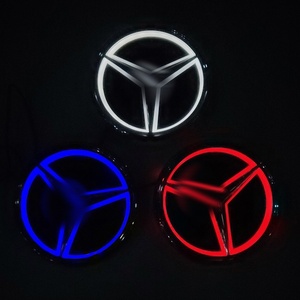 ไฟ <span class=keywords><strong>LED</strong></span> สีสันสดใสสำหรับรถยนต์ทั่วไป12V 4W 5D โลโก้ที่กำหนดเองสำหรับรถยนต์ - Product Image 3