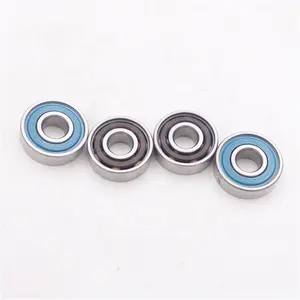 bearing cover customized colorful rubber seal logo printed rolamento 627 RS deep groove ball bearing