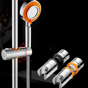 Universal 18-25MM Adjustable Hand Shower Rail Head Bracket ABS <strong>Holder</strong> for Slide Bar Slider Clamp Bathroom <strong>Showerhead</strong> <strong>Holder</strong> - Product Image 4