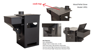 Poêle à granulés de jardin estufa stufe <span class=keywords><strong>a</strong></span> <span class=keywords><strong>pellet</strong></span> cootop poêles brûleur à granulés bon marché - Product Image 5