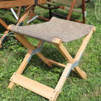 STARRYHEART Réglable Voyage Plage Facile Pliable Camping En Plein Air Chaise En Bois Pliable
